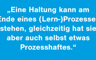 Alles eine Frage der Haltung?
