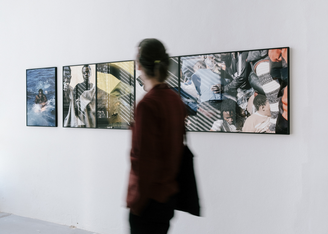 Eine Ausstellungsansicht der Arbeit 50_15